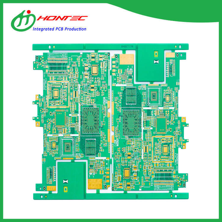 PCB z otworem wypełnionym pastą miedzianą